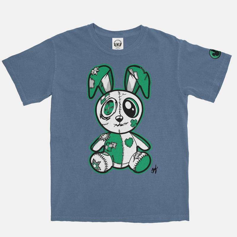 Jordan 13 Lucky Green BMF Bunny Pigment Dyed Vintage Wash Heavyweight T-Shirt