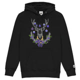Christmas Purple BMF Deer Heavyweight Hoodie