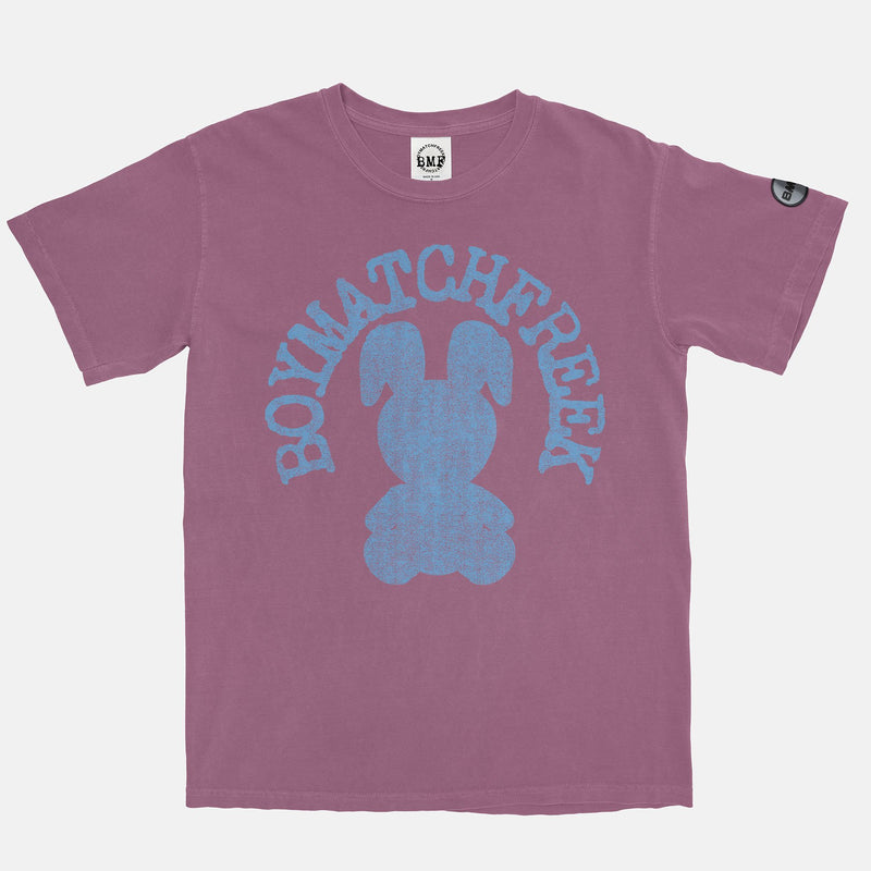 Jordan 1 Hyper Royal BMF Bunny Arc Pigment Dyed Vintage Wash Heavyweight T-Shirt