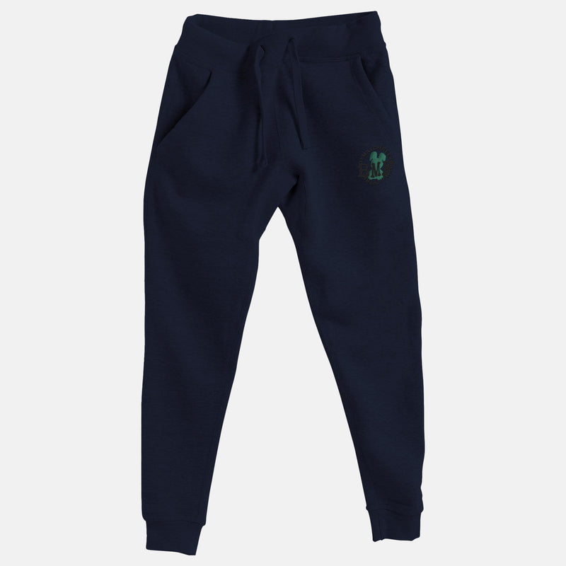 Pine Green Embroidered BMF Bunny Premium Jogger