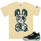 Jordan 3 Pine Green BMF Bunny Vintage Wash Heavyweight T-Shirt