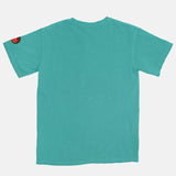 Jordan 1 Lucky Green Red BMF Smiley Pigment Dyed Vintage Wash Heavyweight T-Shirt
