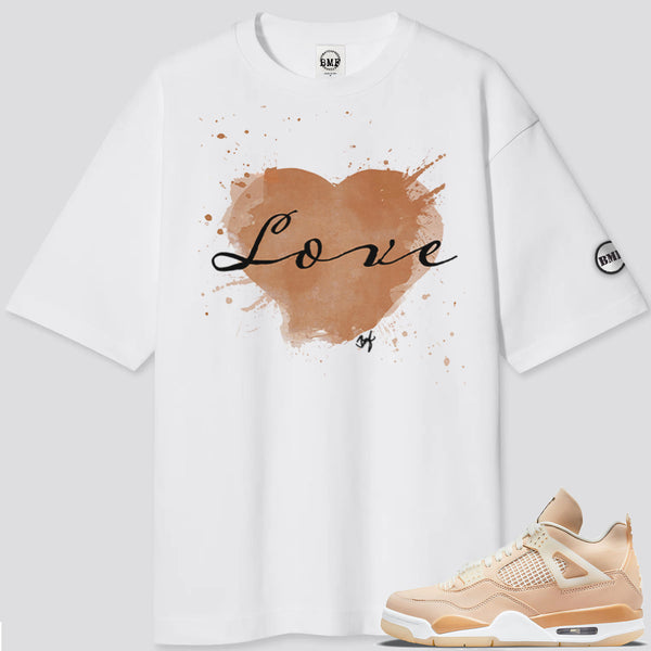 Jordan 4 Shimmer BMF Love Oversized T- Shirt