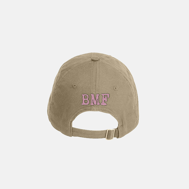 Light Pink Embroidered BMF Bunny Baseball Cap