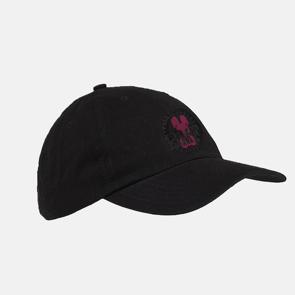 Burgundy Embroidered BMF Bunny Baseball Cap