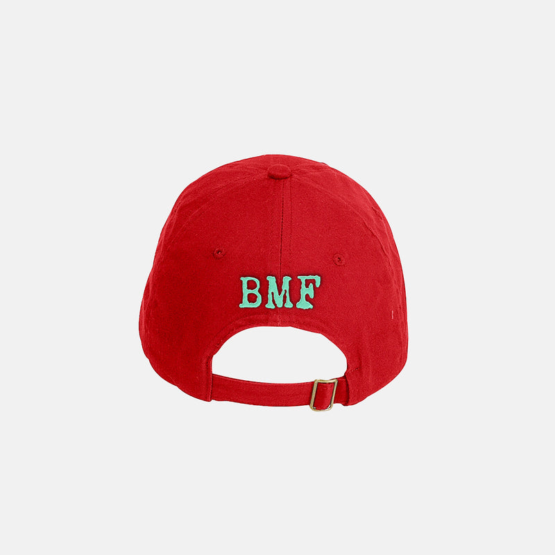 Seafoam Embroidered BMF Bunny Baseball Cap