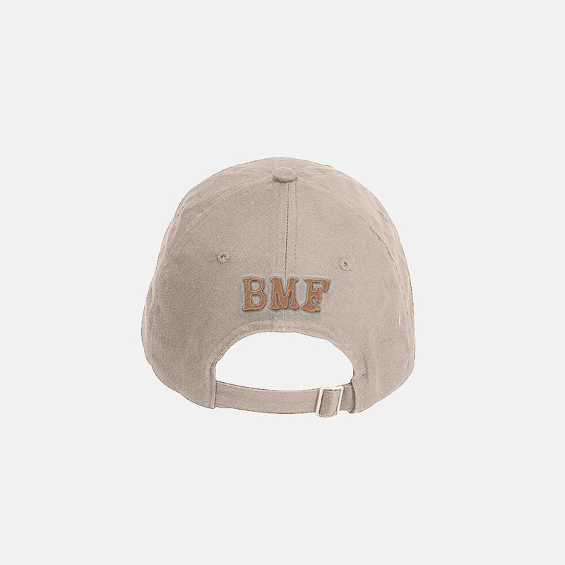 Bronze Embroidered BMF Bunny Baseball Cap