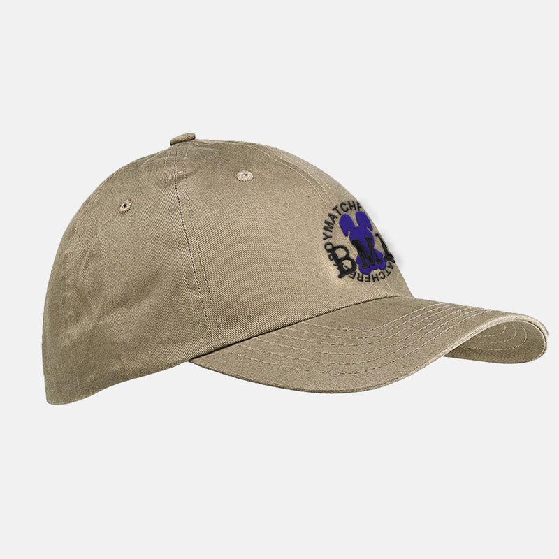 Dark Purple Embroidered BMF Bunny Baseball Cap