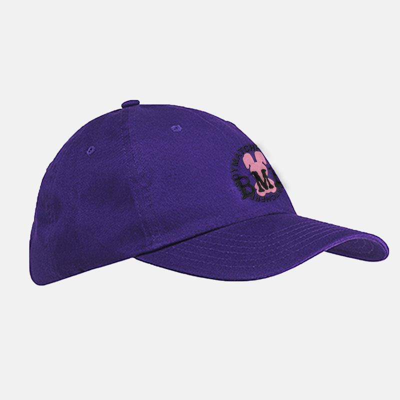 Pink Embroidered BMF Bunny Baseball Cap