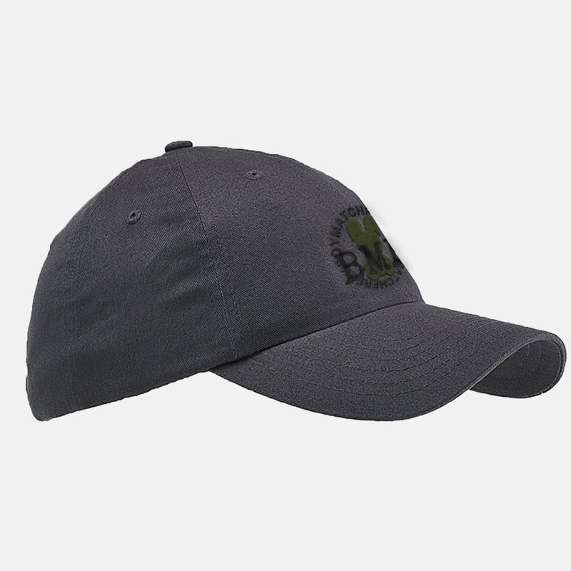 Olive Embroidered BMF Bunny Baseball Cap