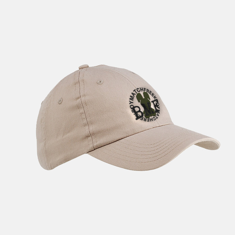 Olive Embroidered BMF Bunny Baseball Cap