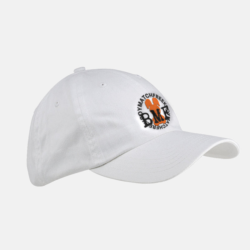 Orange Embroidered BMF Bunny Baseball Cap