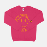 Starfish Orange BMF Smiley Crew Neck