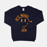 Starfish Orange BMF Smiley Crew Neck