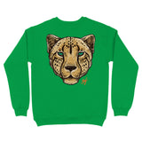 Jordan 6 Gatorade Green Embroidered BMF Leopard Head Crew Neck