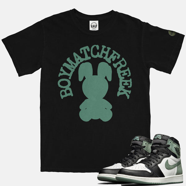 Jordan 1 Clay Green BMF Bunny Arc Vintage Wash Heavyweight T-Shirt