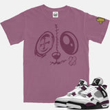 Jordan 4 Saint Germain BMF Bunny Face Pigment Dyed Vintage Wash Heavyweight T-Shirt