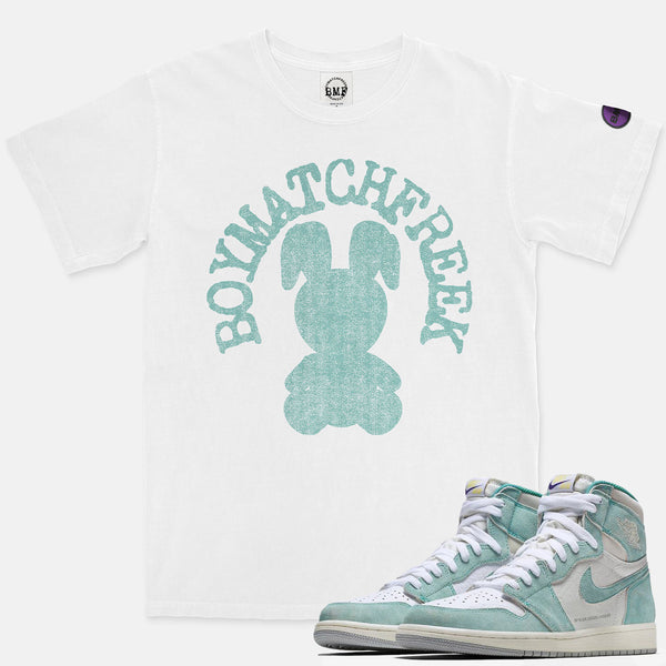 Jordan 1 Turbo Green BMF Bunny Arc Vintage Wash Heavyweight T-Shirt