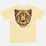 Jordan 1 Shattered Backboard Embroidered BMF Leopard Head Pigment Dyed Vintage Wash Heavyweight T-Shirt