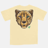 Jordan 1 Incredible Hulk Embroidered BMF Leopard Head Pigment Dyed Vintage Wash Heavyweight T-Shirt