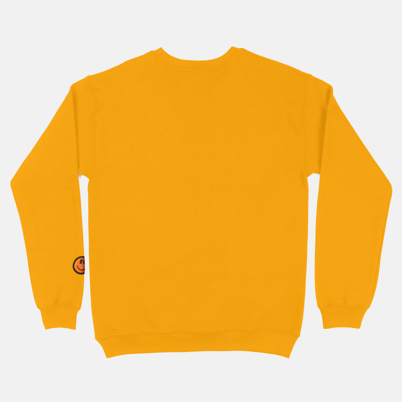 Starfish Orange BMF Smiley Crew Neck