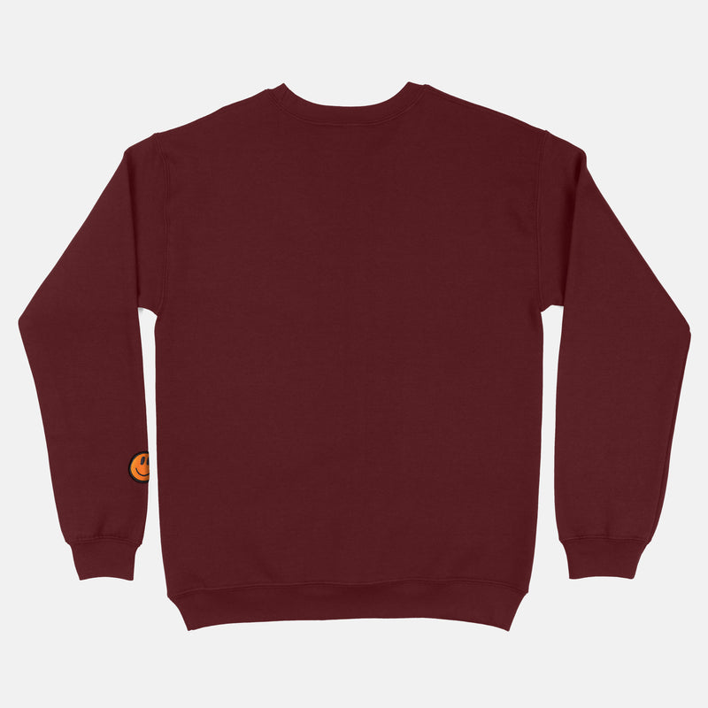 Starfish Orange BMF Smiley Crew Neck