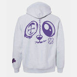 Purple Court Bunny Face Premium 450 gm. Hoodie