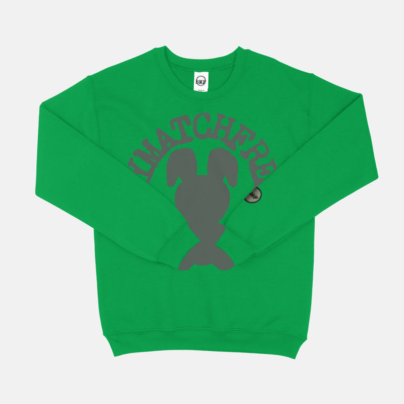 Jordan 1 Clay Green BMF Bunny Arc Crew Neck