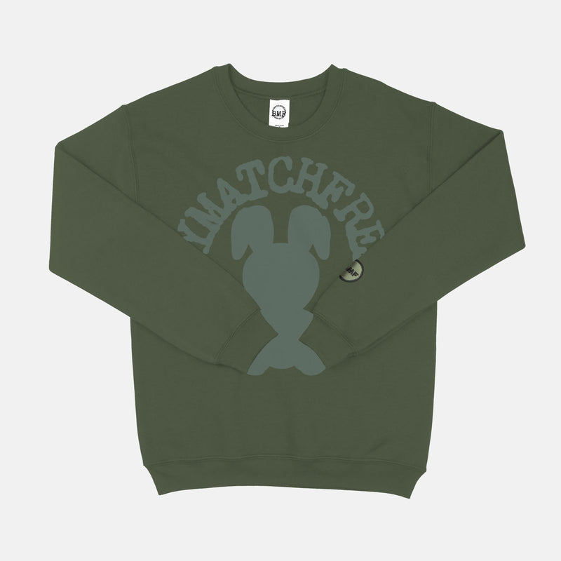 Jordan 1 Clay Green BMF Bunny Arc Crew Neck