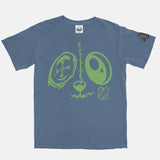 Jordan 3 Chlorophyll BMF Bunny Face Pigment Dyed Vintage Wash Heavyweight T-Shirt