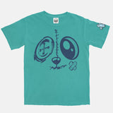 Jordan 1 Obsidian BMF Bunny Face Pigment Dyed Vintage Wash Heavyweight T-Shirt
