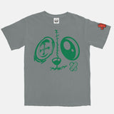 Pine Green Red BMF Bunny Face Vintage Wash Heavyweight T-Shirt