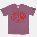 Jordan 3 SE Unite Fire Red BMF Bunny Face Pigment Dyed Vintage Wash Heavyweight T-Shirt