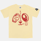 Jordan 3 SE Unite Fire Red BMF Bunny Face Pigment Dyed Vintage Wash Heavyweight T-Shirt