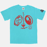 Jordan 3 SE Unite Fire Red BMF Bunny Face Vintage Wash Heavyweight T-Shirt