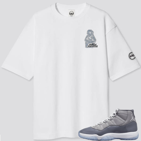 Jordan 11 Cool Grey MM Oversized T-Shirt