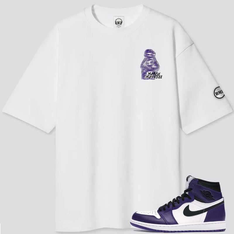 Jordan 1 Purple Court MM Oversized T-Shirt