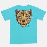 Jordan 13 Lucky Green Embroidered BMF Leopard Head Vintage Wash Heavyweight T-Shirt