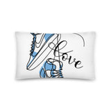 Jordan 1 University Blue Valentine Pillow