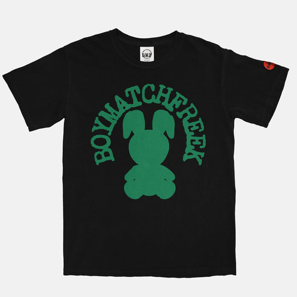 Pine Green Red BMF Bunny Arc Vintage Wash Heavyweight T-Shirt