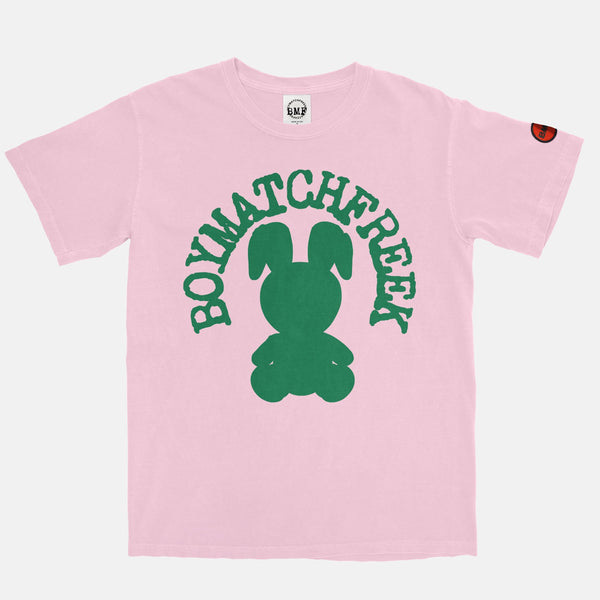 Pine Green Red BMF Bunny Arc Vintage Wash Heavyweight T-Shirt