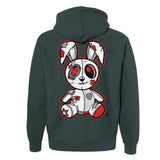 Jordan 4 Fire Red Embroidered BMF Bunny Premium 450 gm. Hoodie