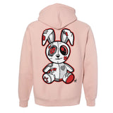 Jordan 4 Fire Red Embroidered BMF Bunny Premium 450 gm. Hoodie