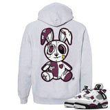 Jordan 4 PSG Embroidered BMF Bunny Premium 450 gm. Hoodie