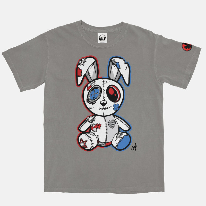 Jordan 4 What The BMF Bunny Pigment Dyed Vintage Wash Heavyweight T-Shirt