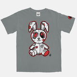 Jordan 4 Fire Red BMF Bunny Vintage Wash Heavyweight T-Shirt