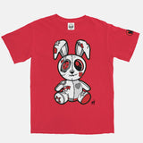 Jordan 4 Fire Red BMF Bunny Vintage Wash Heavyweight T-Shirt