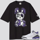 Jordan 3 Dark Iris BMF Bunny Oversized T- Shirt
