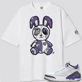 Jordan 3 Dark Iris BMF Bunny Oversized T- Shirt