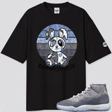 Jordan 11 Cool Grey BMF Bunny Oversized Heavyweight T Shirt